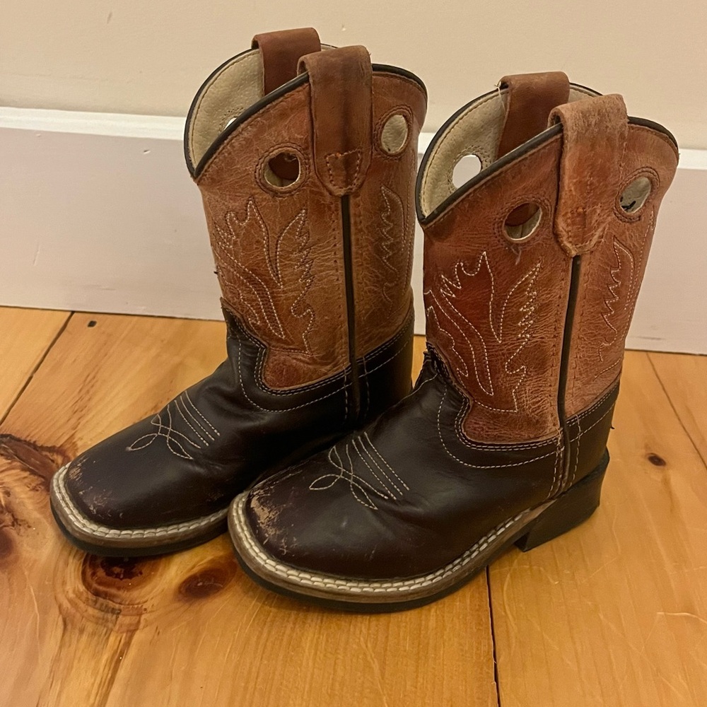 Old West Cowboy Boots Sz 7